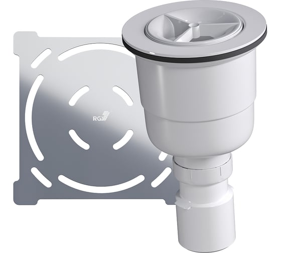 Изображение товара Сифон для поддонов RGW S-020 вертикальный слив, комбинированный затвор O 90 мм к поддону ST 502402000-01