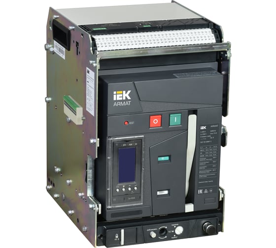 Изображение товара Выключатель автоматический IEK ARMAT AR-A2C TY06 3P W HR/VR с аксесуарами AR-ACB-3VA-055-0630A-TYCF