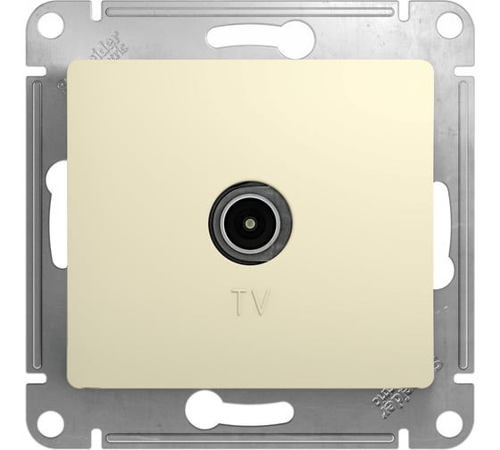 Изображение товара Механизм коннектора TV антенны Systeme Electric Glossa бежевый GSL000293