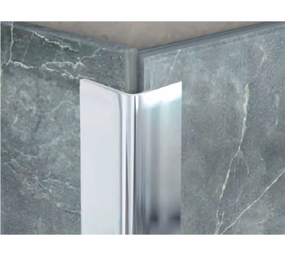 Изображение товара Угловой профиль ЛУКА из нержавеющей стали 15х15 мм, 2.7 м, полированный УТ000043054