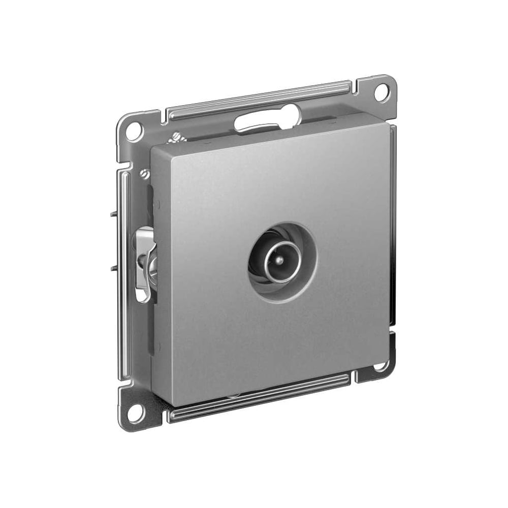 Изображение товара Механизм оконечной TV розетки Systeme Electric AtlasDesign 1DB алюминий