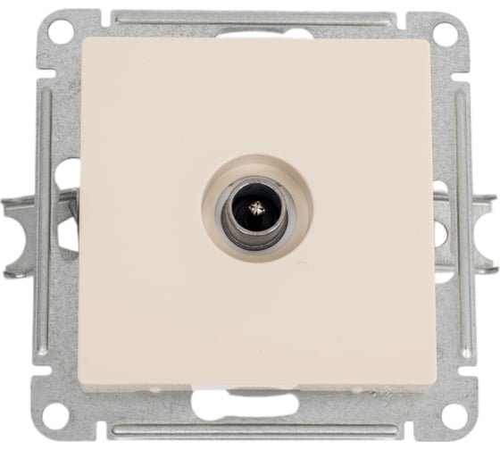 Изображение товара Механизм проходной TV розетки Systeme Electric AtlasDesign 4DB бежевый ATN000292