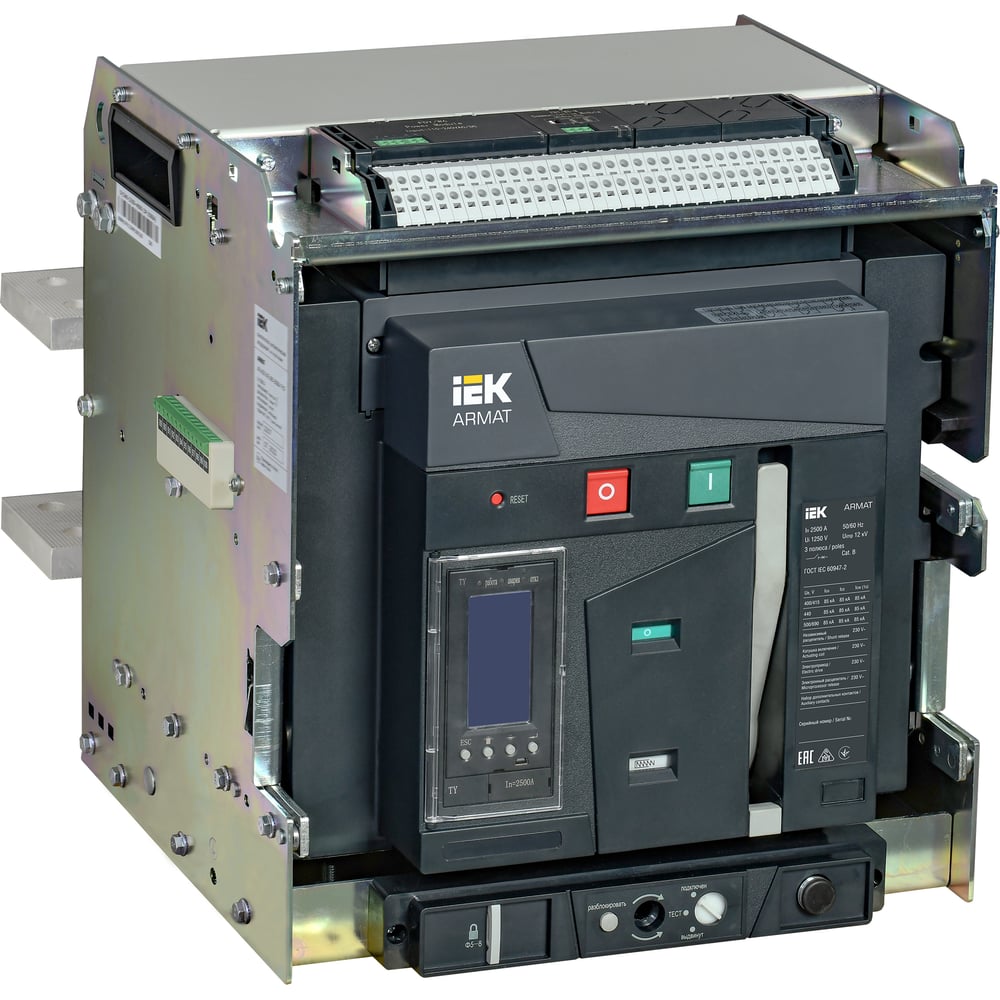 Изображение товара Выключатель автоматический IEK ARMAT AR-A3S TY25 3P W HR/VR