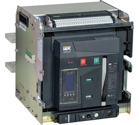 Изображение товара Выключатель автоматический IEK ARMAT AR-A3S TY25 3P W HR/VR с аксесуарами AR-ACB-3VD-085-2500A-TYCF