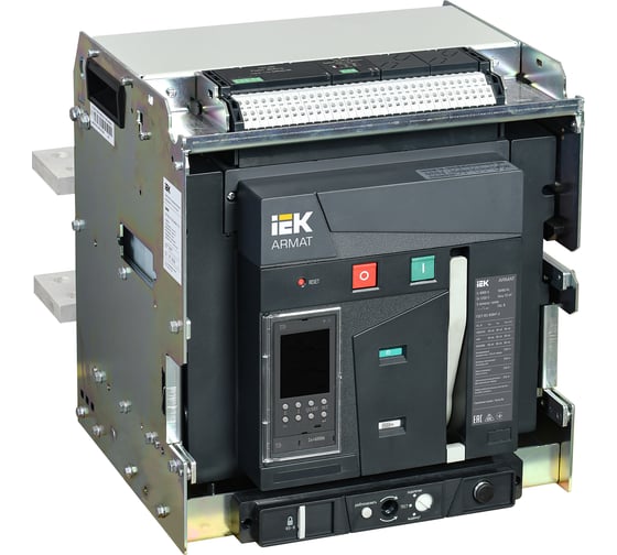 Изображение товара Выключатель автоматический IEK ARMAT AR-A4S TD40 3P W HR с аксесуарами AR-ACB-3VF-085-4000A-TDCF