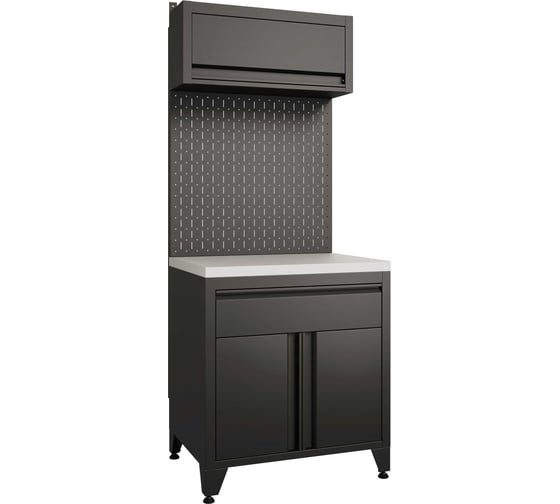 Изображение товара Тумба с дверцами и одним ящиком + шкафчик с подъёмной дверью GREENBERG BOREX TY1-P2-S1