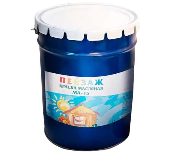 Изображение товара Краска масляная АККОРД МА-15, коричневая 10 кг 38201394