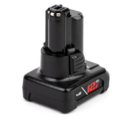 Изображение товара Аккумулятор для Bosch TopOn GDR 12V 3.0Ah (Li-ion) PN: 2607336014 TOP-BOS-GBA-12-3.0