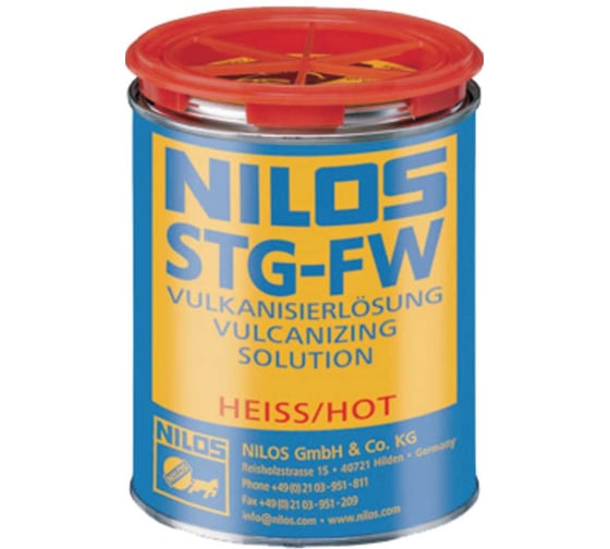 Изображение товара Раствор для горячей вулканизации Белтпрофи NILOS STG-FW (1 кг), упаковка 12 шт 00-00008091