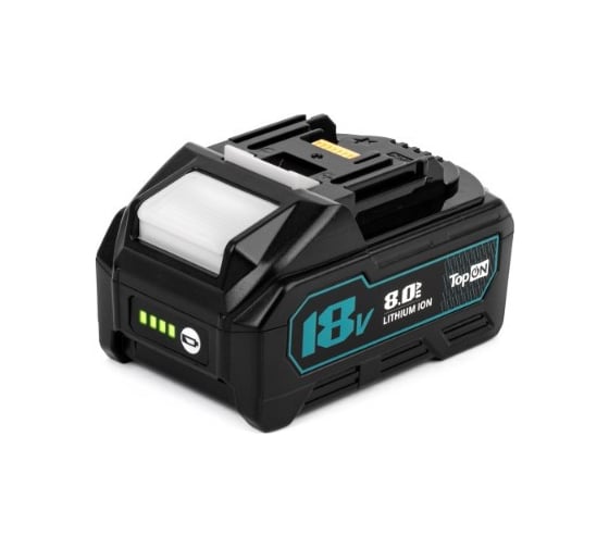 Изображение товара Аккумулятор TopOn BL1860B 18V 8.0Ah (Li-ion) PN: 197422-4 TOP-PTGD-MAK-18-8.0