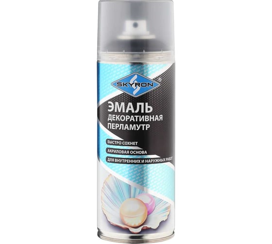 Изображение товара Декоративная эмаль SKYRON перламутр черная SR-80003