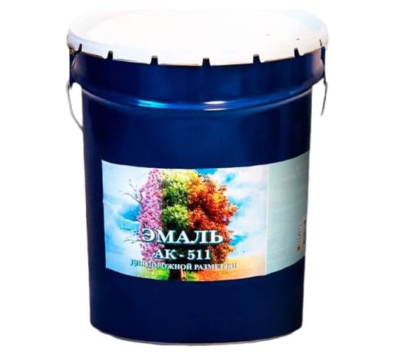 Изображение товара Краска АК-511 АККОРД для дорожной разметки 25 кг красная 38201274