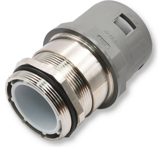 Изображение товара Коннектор прямой Weyer WQGMZ-P16G/AD21.2 муфта для гофрированных труб нар. PG16 WE0604300