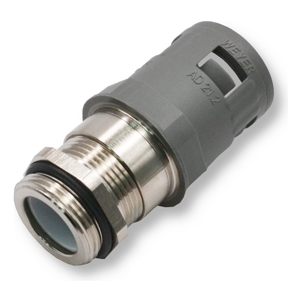 Изображение товара Коннектор прямой Weyer WQGMZE-M25G/AD21.2 муфта для гофрированных труб нар. M25x1.5 WE0700800