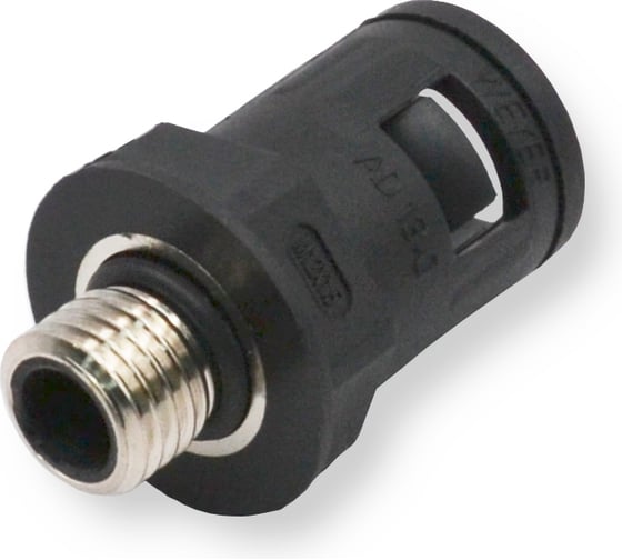 Изображение товара Коннектор прямой Weyer WQGM-M12B/AD13.0 муфта для гофрированных труб нар. M12x1.5 WE0303700