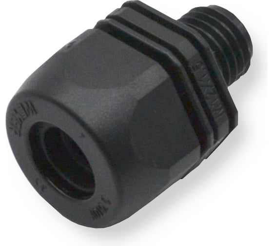 Изображение товара Коннектор прямой Weyer WQGD-M12B/AD10.0 муфта для гофрированных труб нар. M12x1.5 WE0801000