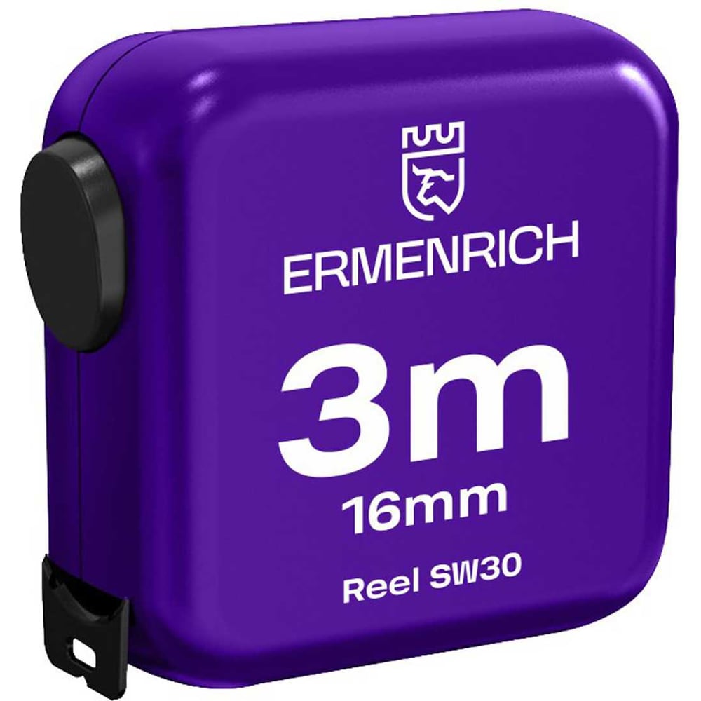 Изображение товара Рулетка Ermenrich Reel SW30 3м с автостопом для бытовых и строительных работ