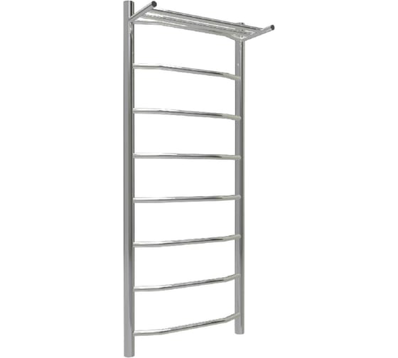 Изображение товара Полотенцесушитель ТЕРМОДИЗАЙН нерж. EP (лесенка c полкой) W=500, H=1200 (7 перекладин) 1/2в.р. TDEP007
