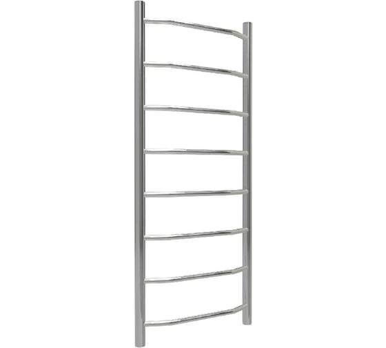 Изображение товара Полотенцесушитель ТЕРМОДИЗАЙН нерж. E (лесенка) W=500, H=1200 (8 перекладин) 1/2в.р. TDE010