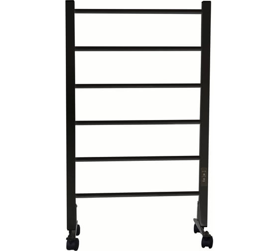 Изображение товара Полотенцесушитель электрический РЭМО ЭПС 500х800НП Н6Э, с колесами, черный матовый 101019