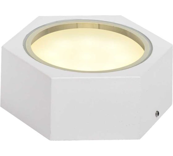 Изображение товара Светильник уличный IEK 5204, потолочный, GX53, IP65, белый LT-UPU0-5204-GX53-1-K01