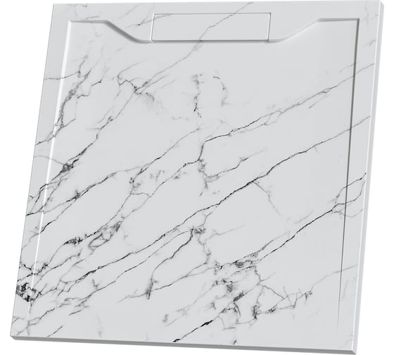 Изображение товара Душевой поддон RGW 90*90*3,5 STE-099MW белый мрамор, квадрат, каменный, S-14 52341099-15