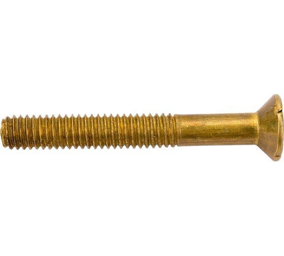 Изображение товара Винт латунный ЦКИ DIN 965, М4х30 Ph2, уп. 50 шт. 63612