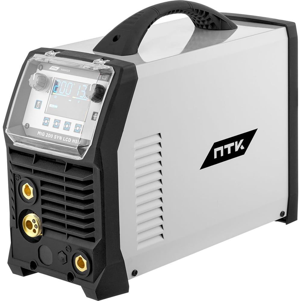 Изображение товара Аппарат для полуавтоматической сварки ПТК HANKER MIG 200 SYN LCD H55 профессиональный