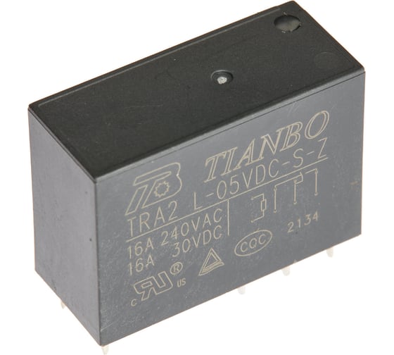 Изображение товара Реле электромагнитное Tianbo RELAY (25 шт/упак) TRA2-L-5VDC-S-Z 1276