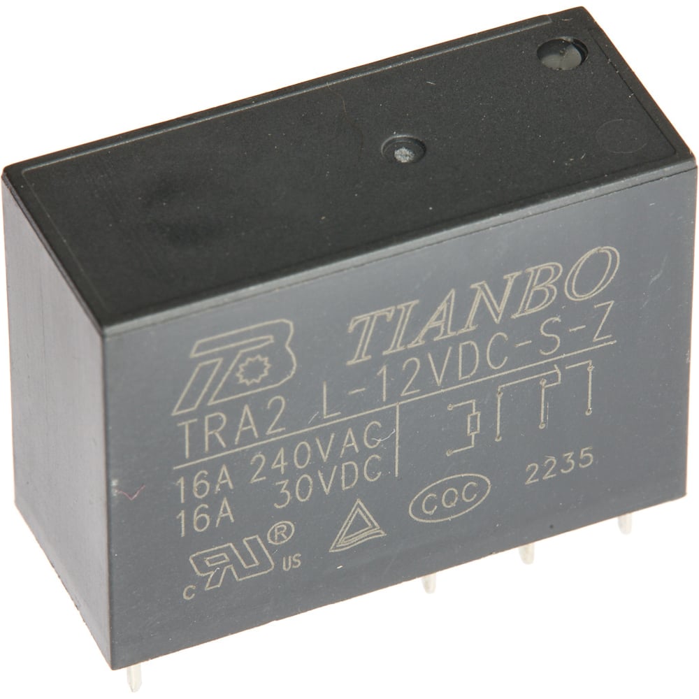 Изображение товара Электромагнитное реле Tianbo TRA2-L-12VDC-S-Z 25 шт силовое управление Изображение товара Электромагнитное реле Tianbo TRA2-L-12VDC-S-Z 25 шт силовое управление