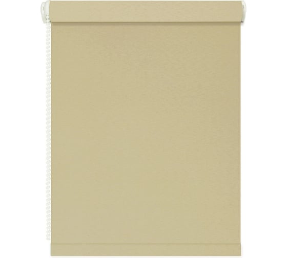 Изображение товара Однотонная рулонная штора DDA песочная 80х170 см 76393