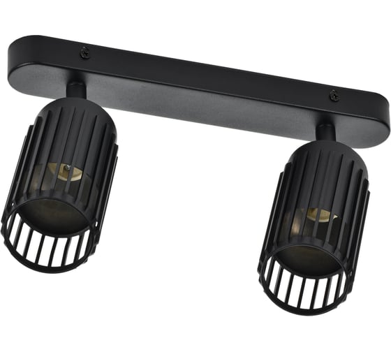 Изображение товара Светильник IEK 4208 настенно-потолочный 2хGU10 черный LT-USB0-4208-GU10-2-K02