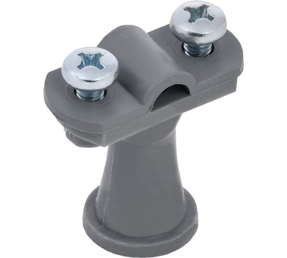 Изображение товара Держатель проводника круглый IEK 6-10мм h=38мм пластик серый ZDP80-60-1-68-038