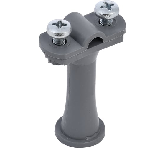 Изображение товара Держатель проводника круглый IEK 6-10мм h=59мм пластик серый ZDP80-60-1-68-059