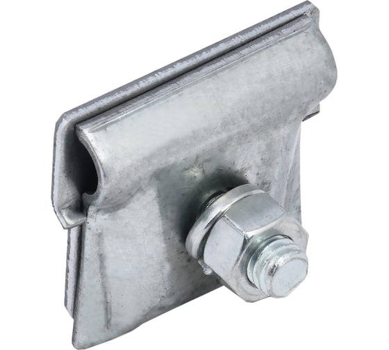 Изображение товара Держатель проводника круглый IEK 6-10мм фальц 0,6-3мм оцинкованная сталь ZDP80-11-2-16-063