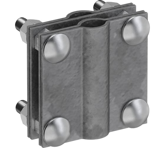 Изображение товара Зажим заземления с разделителем крестообразный стержень-полоса/пруток IEK оцинкованная сталь TD ZGC38-13-1-16-40