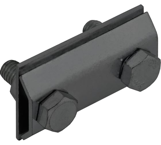 Изображение товара Зажим соединительный сквозной пруток-пруток IEK 8мм оцинкованная сталь TD ZCC86-13-1-08