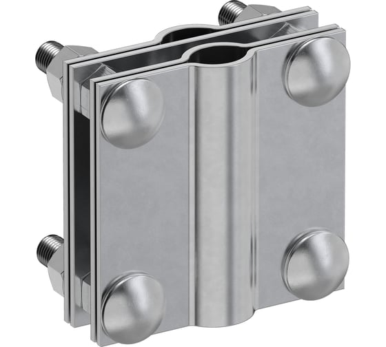 Изображение товара Зажим заземления с разделителем крестообразный стержень-полоса/пруток IEK оцинкованная сталь HDZ ZGC38-14-1-16-40