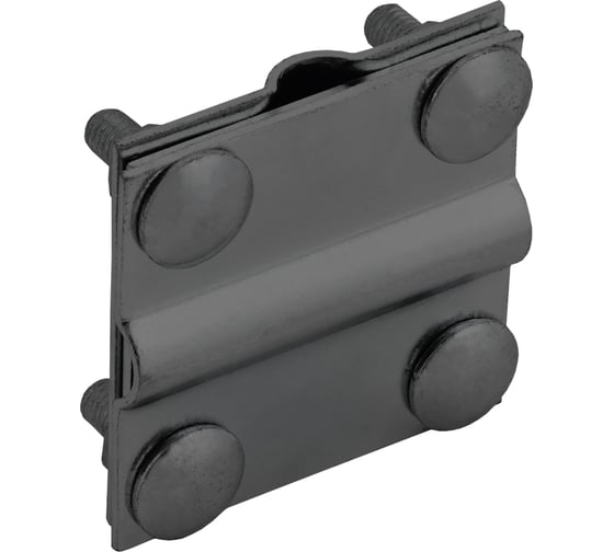 Изображение товара Зажим крестообразный с разделителем полоса/пруток-полоса/пруток IEK 40/12мм оцинкованная сталь TD ZCC18-13-1-12-40