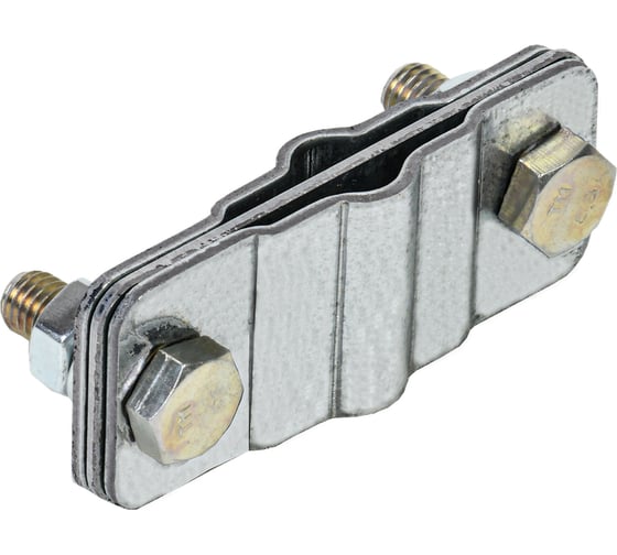 Изображение товара Зажим соединительный параллельный полоса/пруток—полоса/пруток IEK оцинкованная сталь ZCC14-11-1-16-40