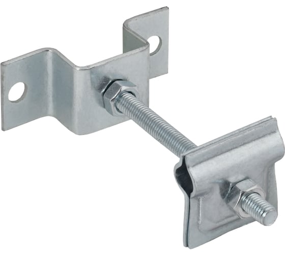 Изображение товара Держатель-зажим соединительный проводника круглого IEK 6-10мм оп. L=100мм оцинкованная сталь HDZ ZHC81-14-1-10-100