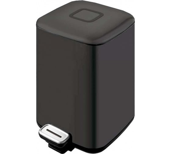 Изображение товара Педальное ведро WeltWasser WW MILA BL 9 л черный матовый 10000001058