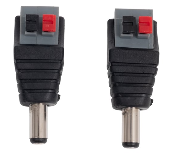 Изображение товара Наконечник питания Smartbuy (M), штекер, 2.1x5.5 мм, с быстрозажимным крепежом (2 шт) A211