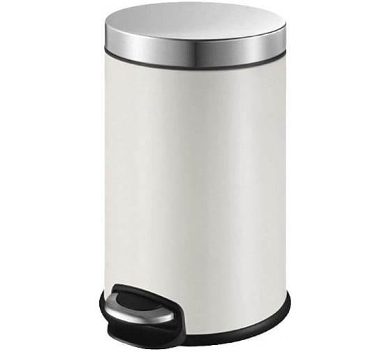 Изображение товара Педальное ведро WeltWasser WW ERFIE WT 5 л белый 10000000900