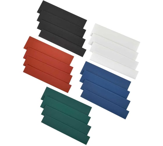 Изображение товара Набор ТТУ IEK нг-LS 8/4-10/5-12/6-14/7 З/С/К/Ч/Б 20x8см/упак UDRS-D8-D14-10-3