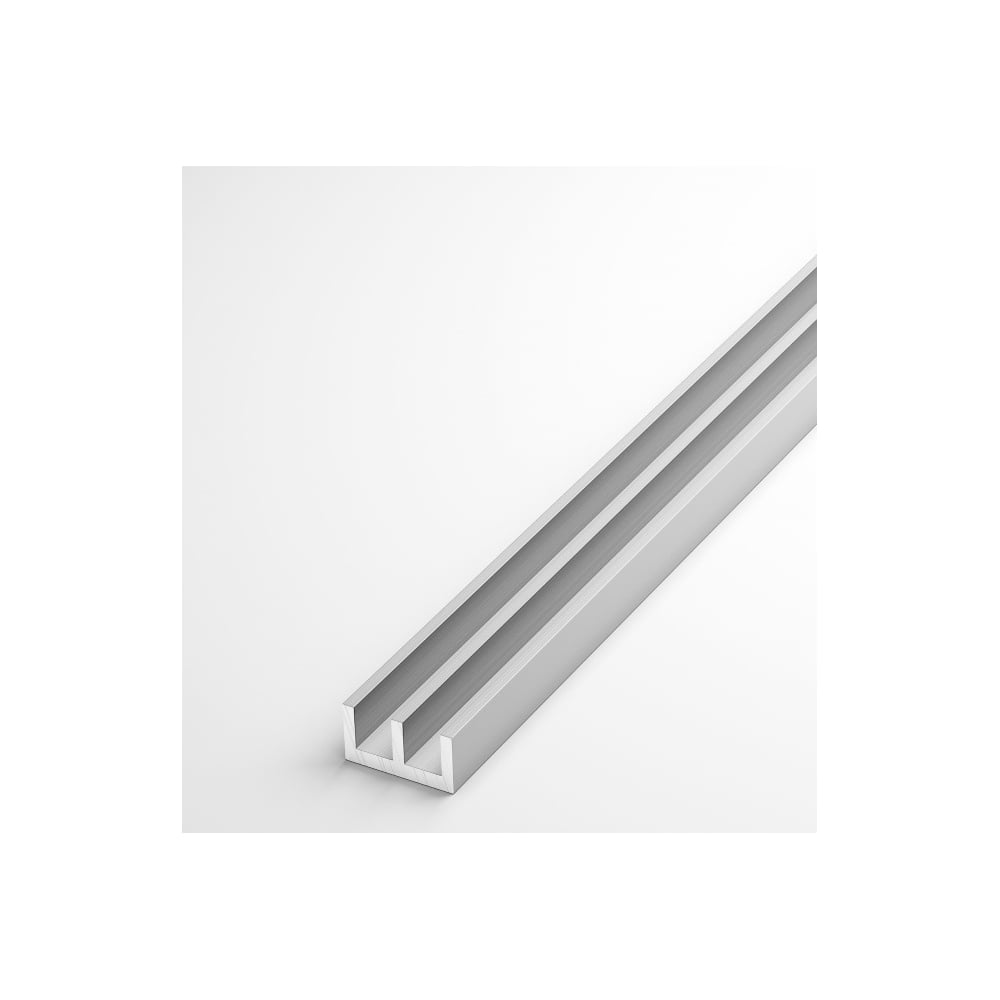 Изображение товара Алюминиевый профиль ЛУКА Ш-профиль 15х2х8х1.5 2000 мм 5 шт