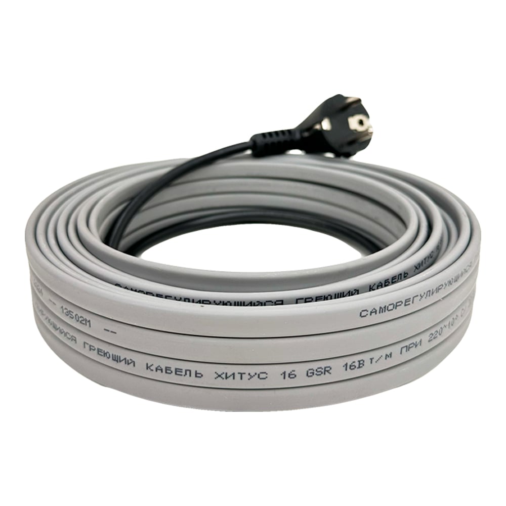 Изображение товара Греющий кабель Хитус ARDpipe-16 17 м 272 Вт для обогрева труб