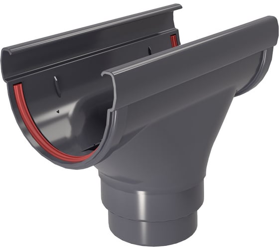 Изображение товара Воронка Grand Line Дизайн 135 ПВХ GL графит (RAL 7024) 422306