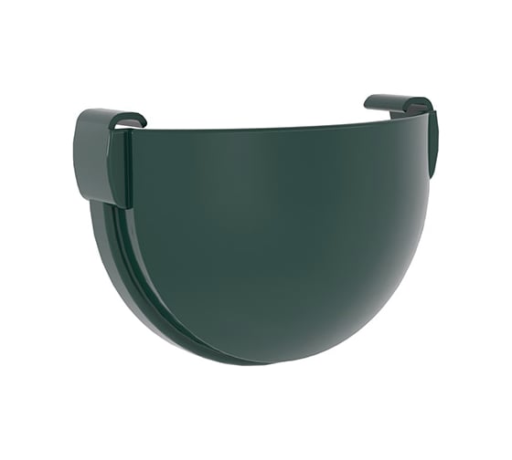 Изображение товара Заглушка желоба Grand Line Дизайн 135 ПВХ GL зелёный (RAL 6005) 422323