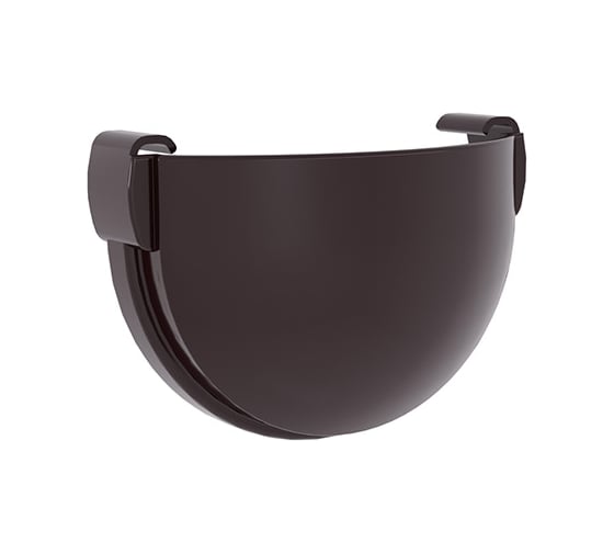 Изображение товара Заглушка желоба Grand Line Дизайн 135 ПВХ GL коричневый (RR32) 422299